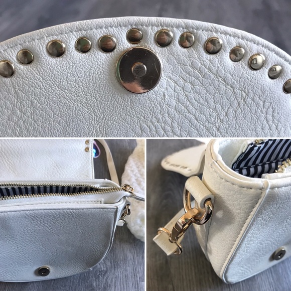 NWOT Charming Charlie Crossbody Bag White - Picture 6 of 8